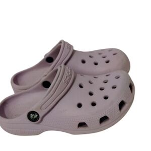 Crocs Children's Lavender Lilac Light Purple Big Kid C12